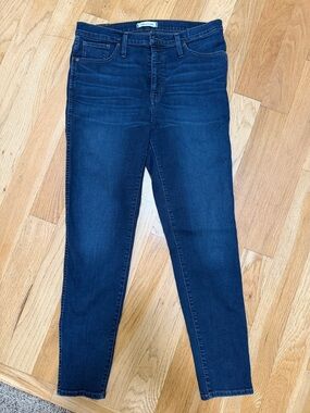 Madewell Dark Blue Skinny Jeans